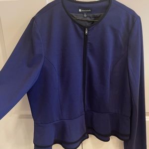 Navy Cropped Blazer